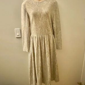 New Vintage Pedestal Granny Cottagecore Prairie Lagenlook Lounge Soft Ru…